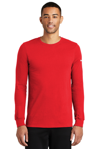 Nike Adult Unisex Dri-FIT 4.7 oz 60/40 Cotton/Poly Long Sleeve T-Shirt